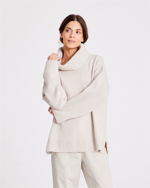 LISVA VERA LAMBSWOOL JUMPER ISLAND FOSSIL